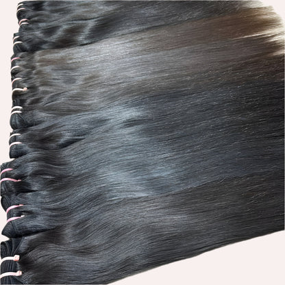 10 Bundle deal Raw Natural Straight Hair Extension