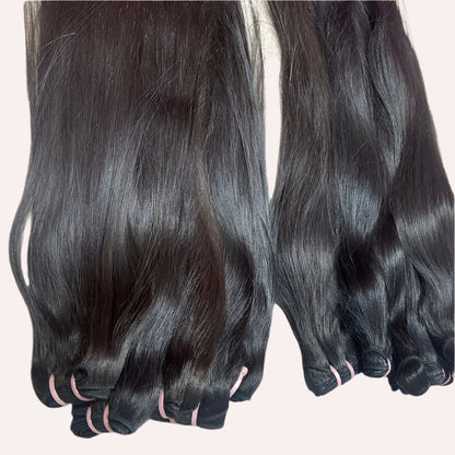 10 Bundle deal Raw Natural Straight Hair Extension