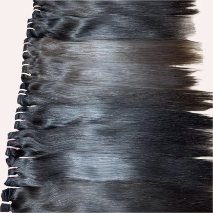 10 Bundle deal Raw Natural Straight Hair Extension