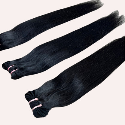 3 Bundle deal Raw Natural Straight Hair Extensions