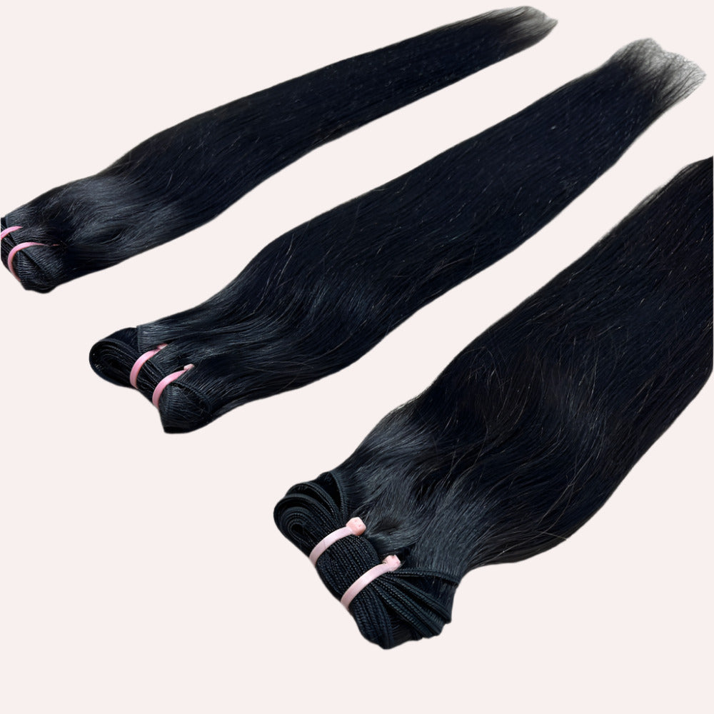 3 Bundle deal Raw Natural Straight Hair Extensions
