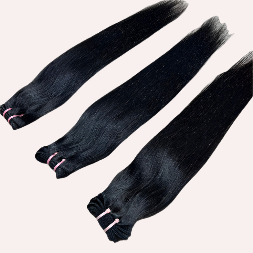 3 Bundle deal Raw Natural Straight Hair Extensions