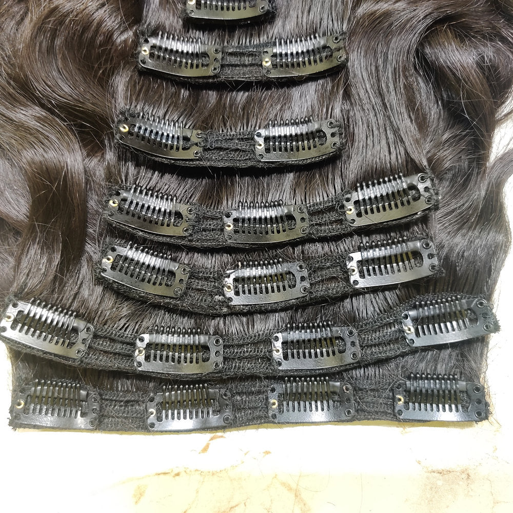 CLIP HAIR EXTENSIONS WAVY