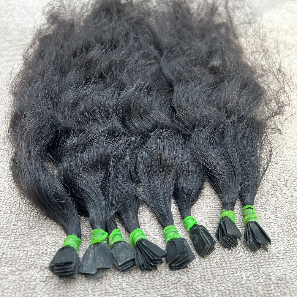 FLAT TIP CURLY HAIR EXTENSIONS