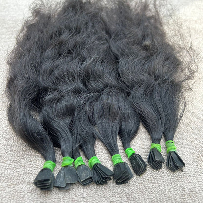 FLAT TIP CURLY HAIR EXTENSIONS