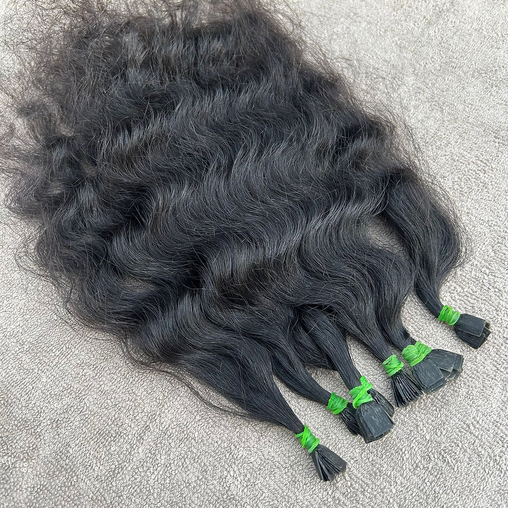 FLAT TIP WAVY HAIR EXTENSIONS