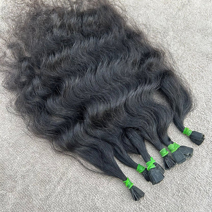 FLAT TIP WAVY HAIR EXTENSIONS