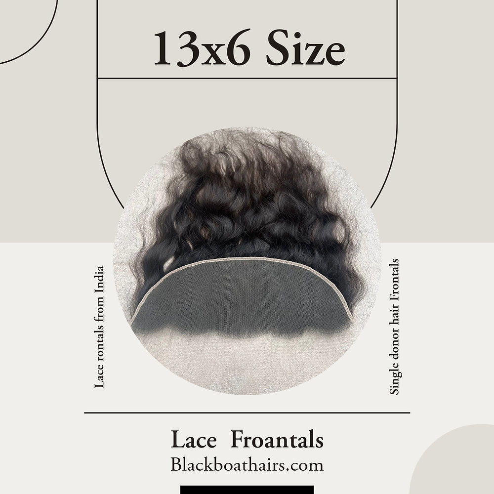 Hd Lace Frontal 13X6 Raw Wavy Hair