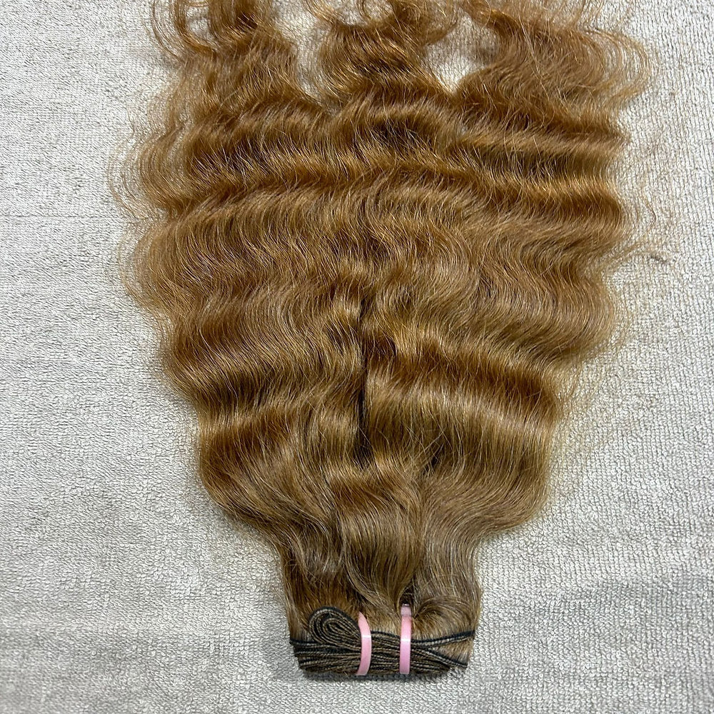 Honey Blonde Curly Hair Extensions