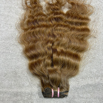 Honey Blonde Curly Hair Extensions