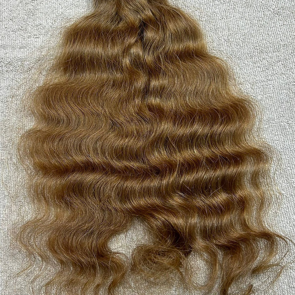 Honey Blonde Curly Hair Extensions
