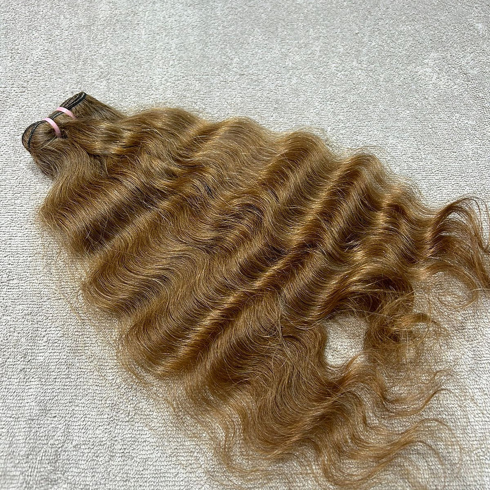 Honey Blonde Curly Hair Extensions