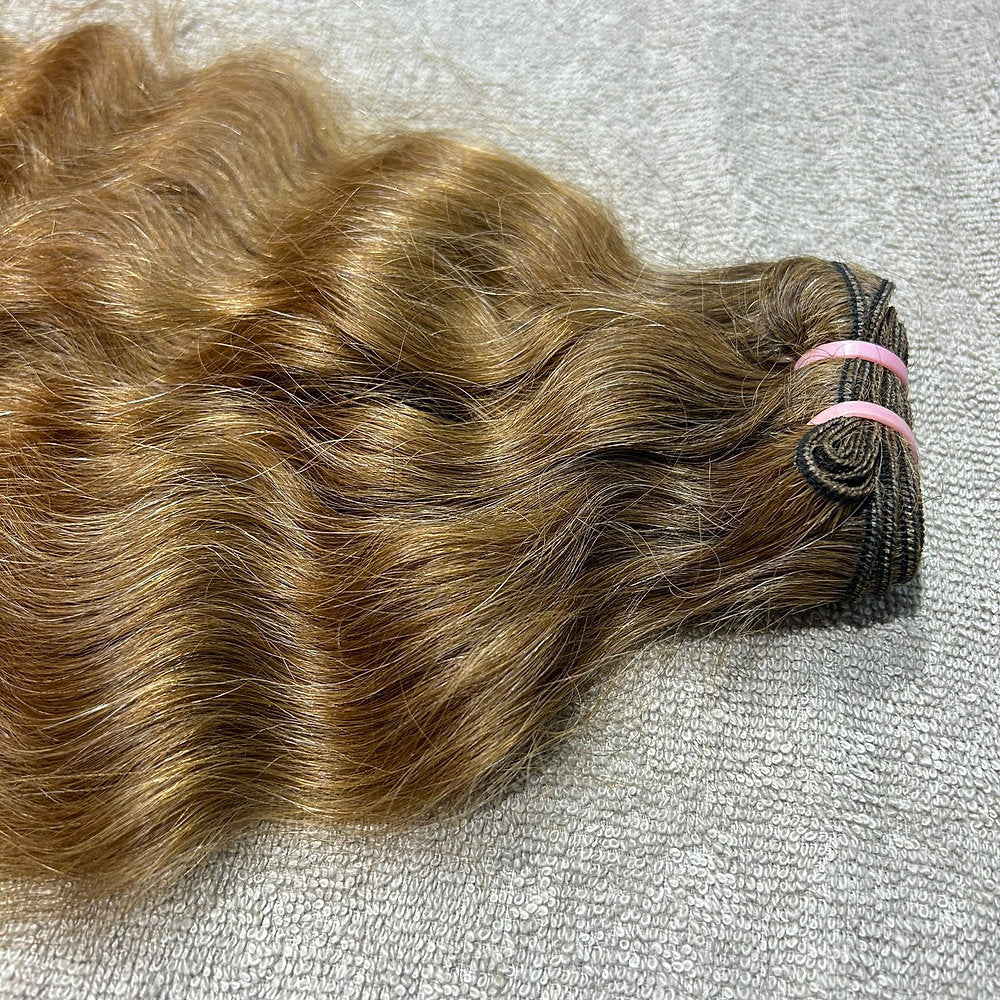 Honey Blonde Curly Hair Extensions