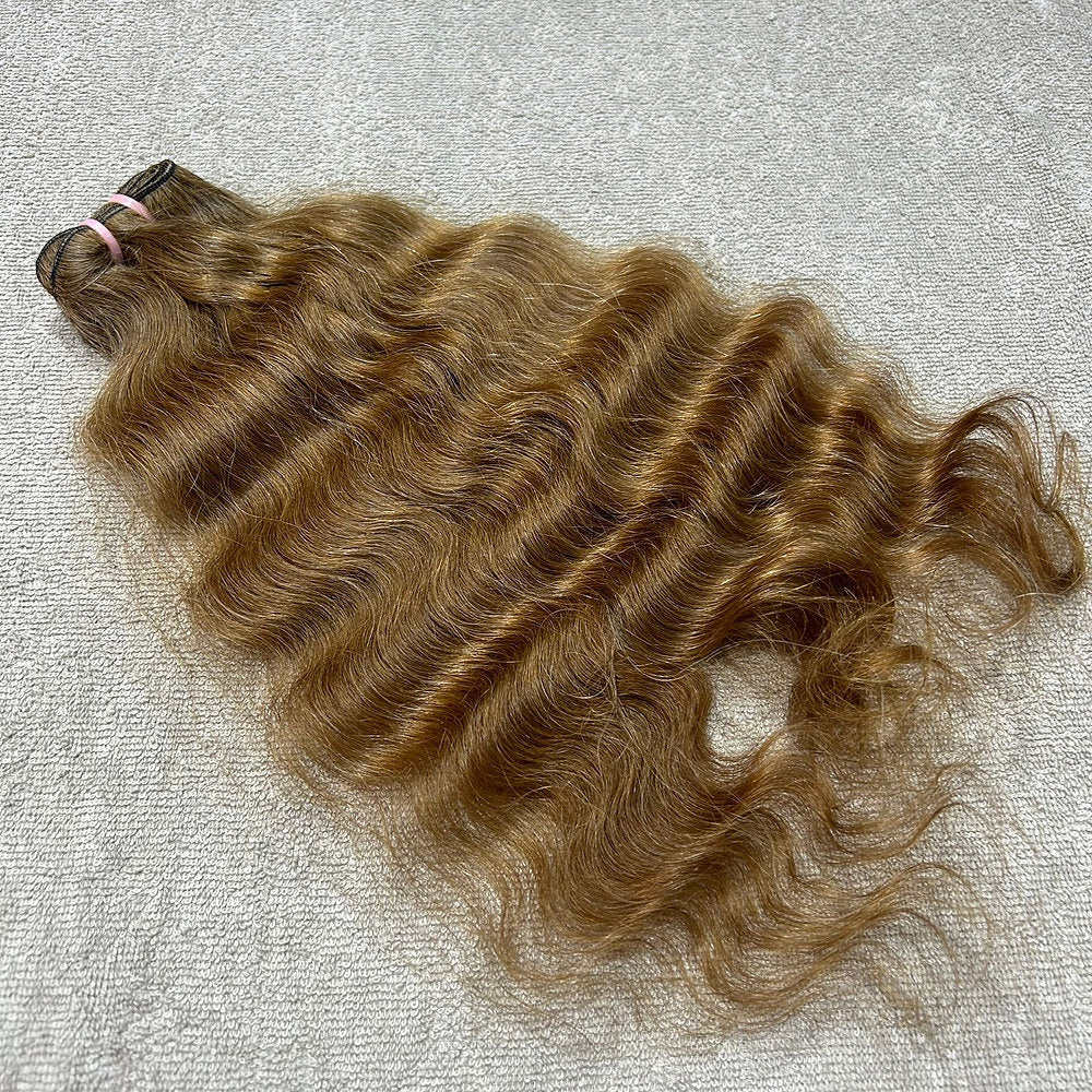 Honey Blonde Curly Hair Extensions