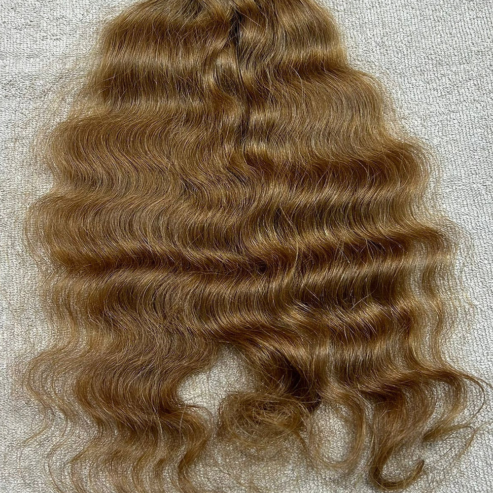 Honey Blonde Curly Hair Extensions