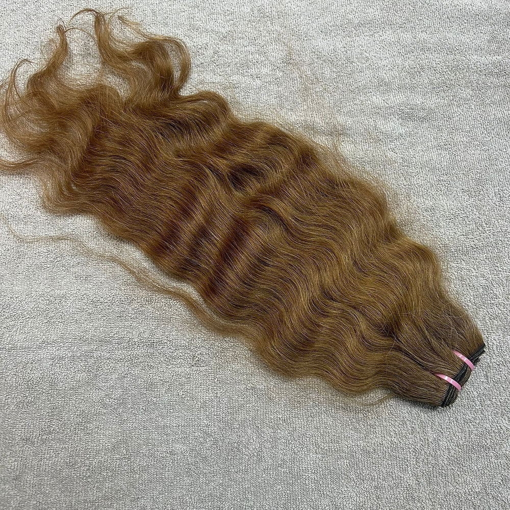 Honey Blonde Wavy Hair Extensions