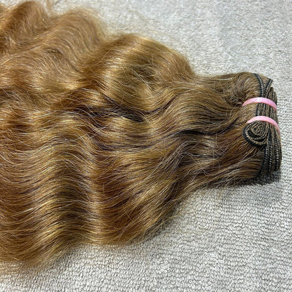 Honey Blonde Wavy Hair Extensions