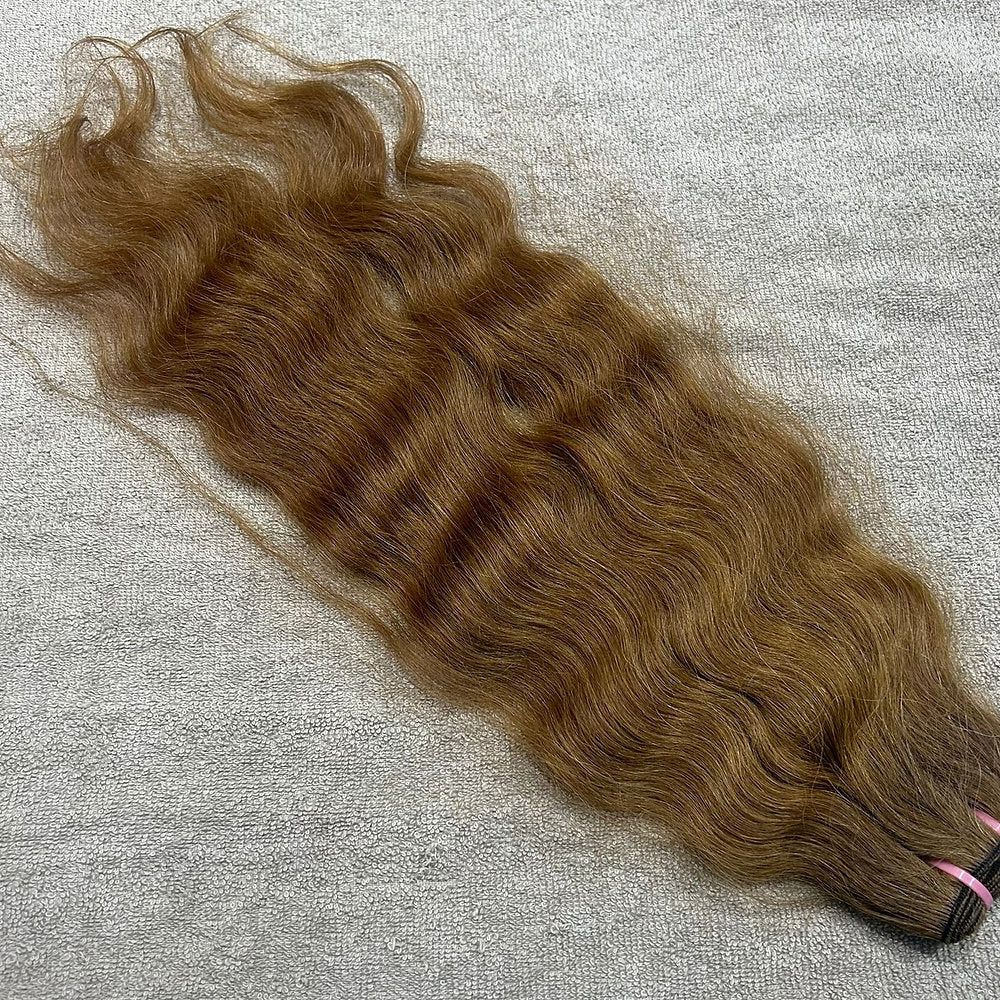 Honey Blonde Wavy Hair Extensions