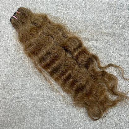 Honey Blonde Wavy Hair Extensions