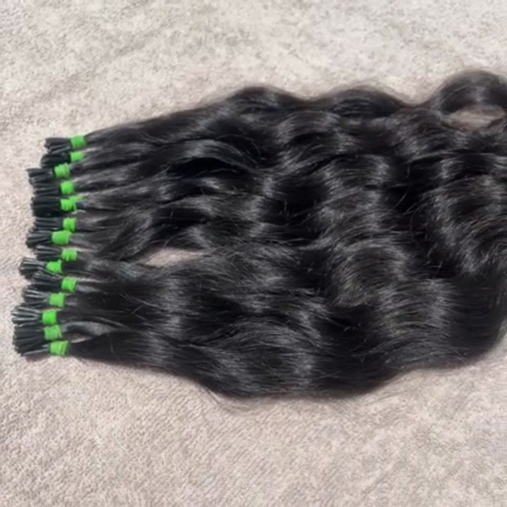 I TIP WAVY HAIR EXTENSIONS