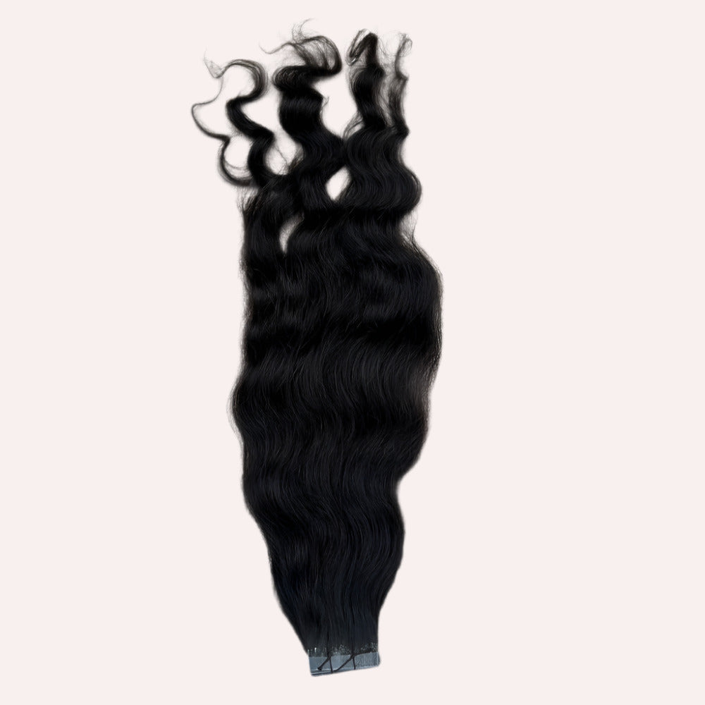 Invisible Tape In wavy Hair Extensions