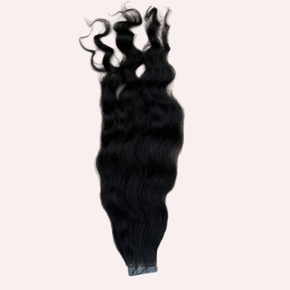 Invisible Tape In wavy Hair Extensions