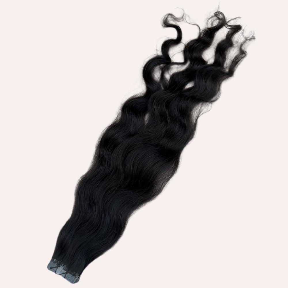 Invisible Tape In wavy Hair Extensions