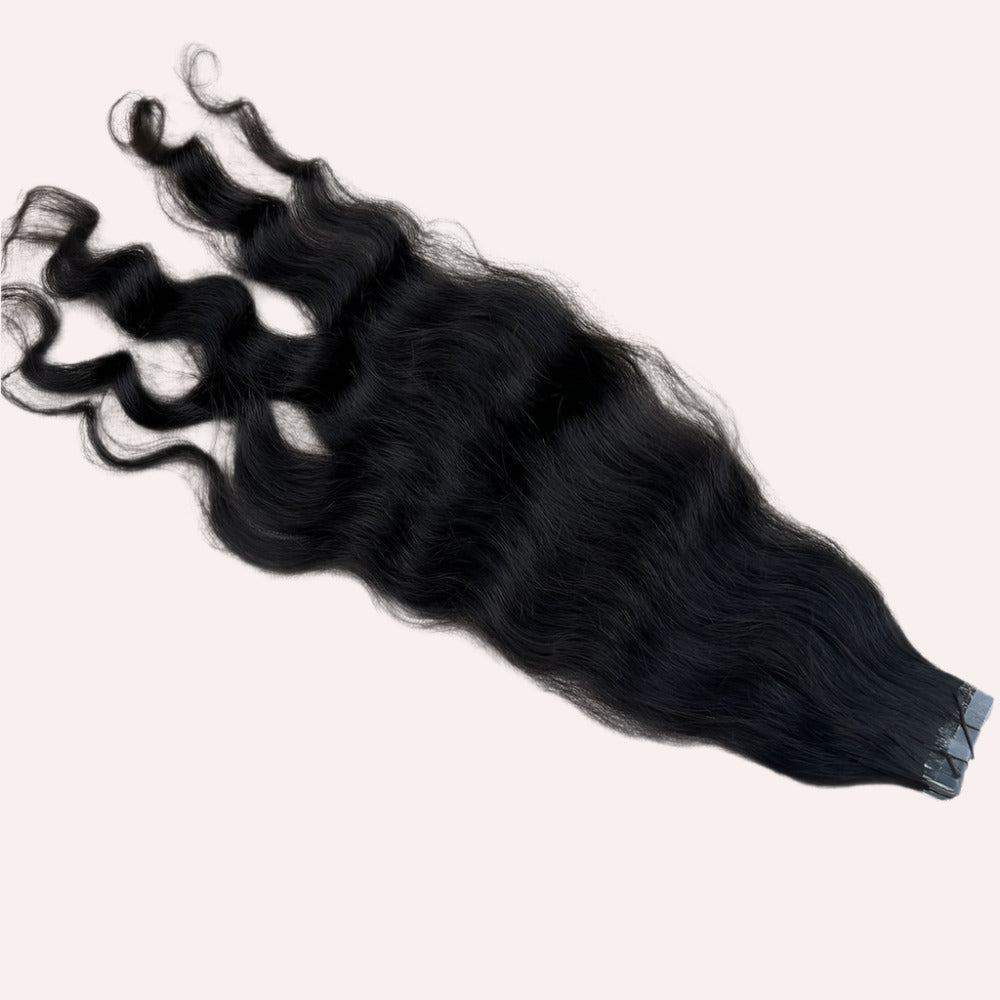 Invisible Tape In wavy Hair Extensions