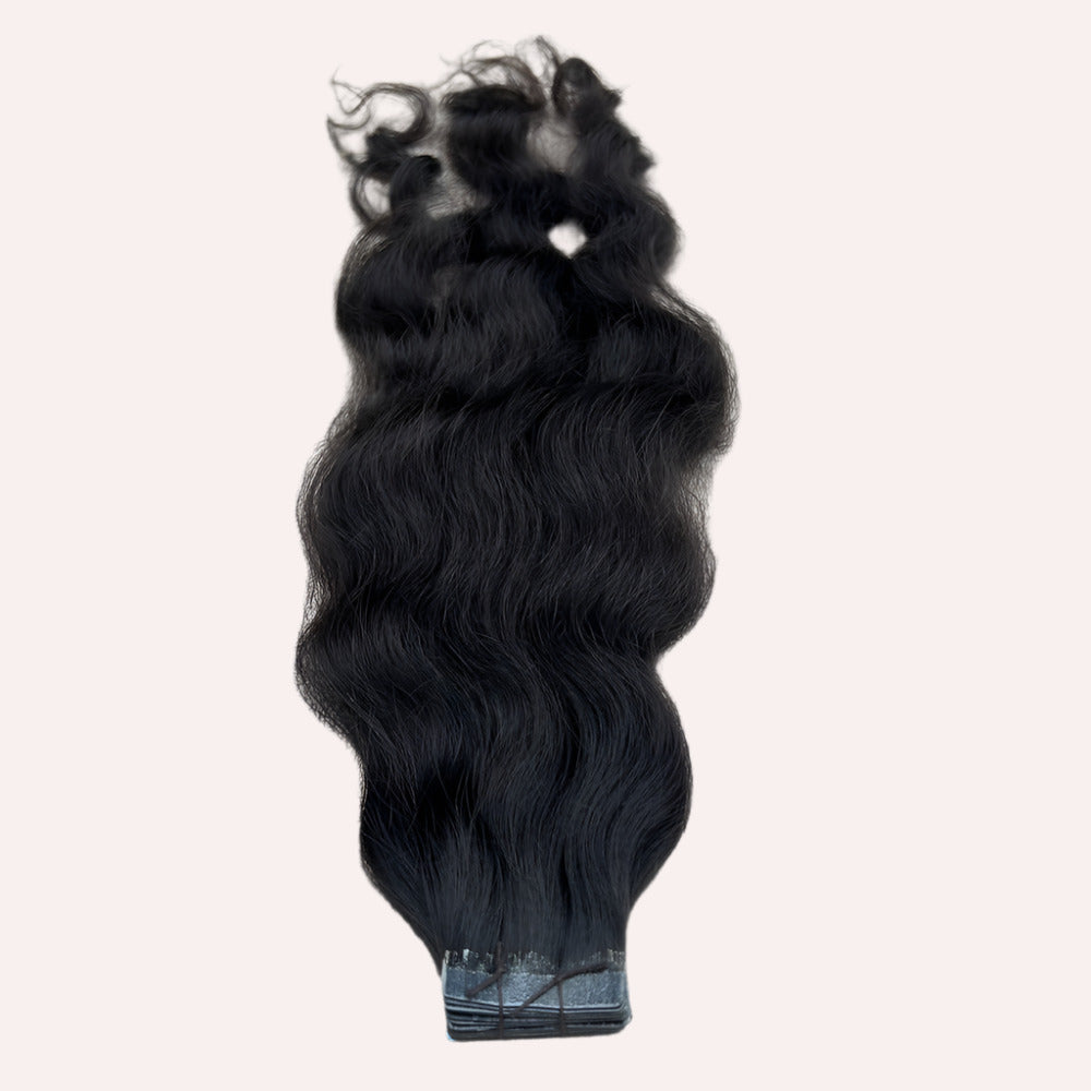 Invisible Tape In wavy Hair Extensions