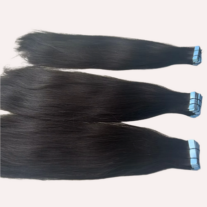 INVISIBLE TAPE NATURAL STRAIGHT HAIR EXTENSIONS