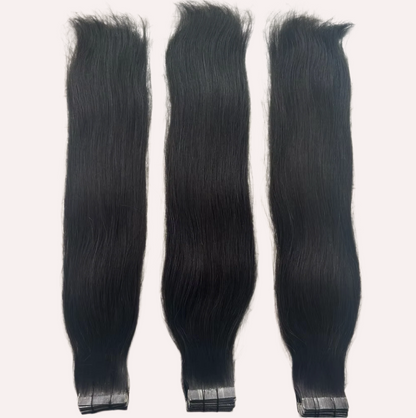 INVISIBLE TAPE NATURAL STRAIGHT HAIR EXTENSIONS