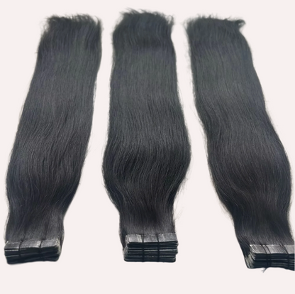INVISIBLE TAPE NATURAL STRAIGHT HAIR EXTENSIONS
