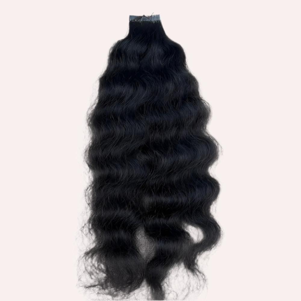Natural Curly Tape in Hair Extensions
