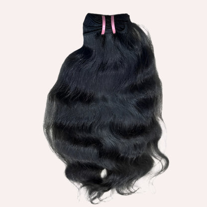 Raw Natural Body Wavy Hair Extensions