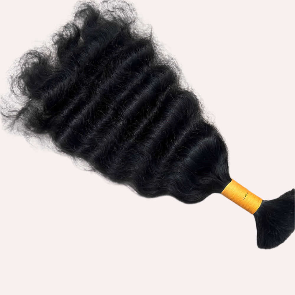 RAW NATURAL CURLY BULK HAIR BUNDLES