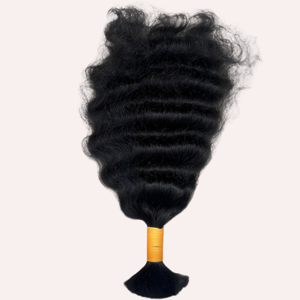 RAW NATURAL CURLY BULK HAIR BUNDLES