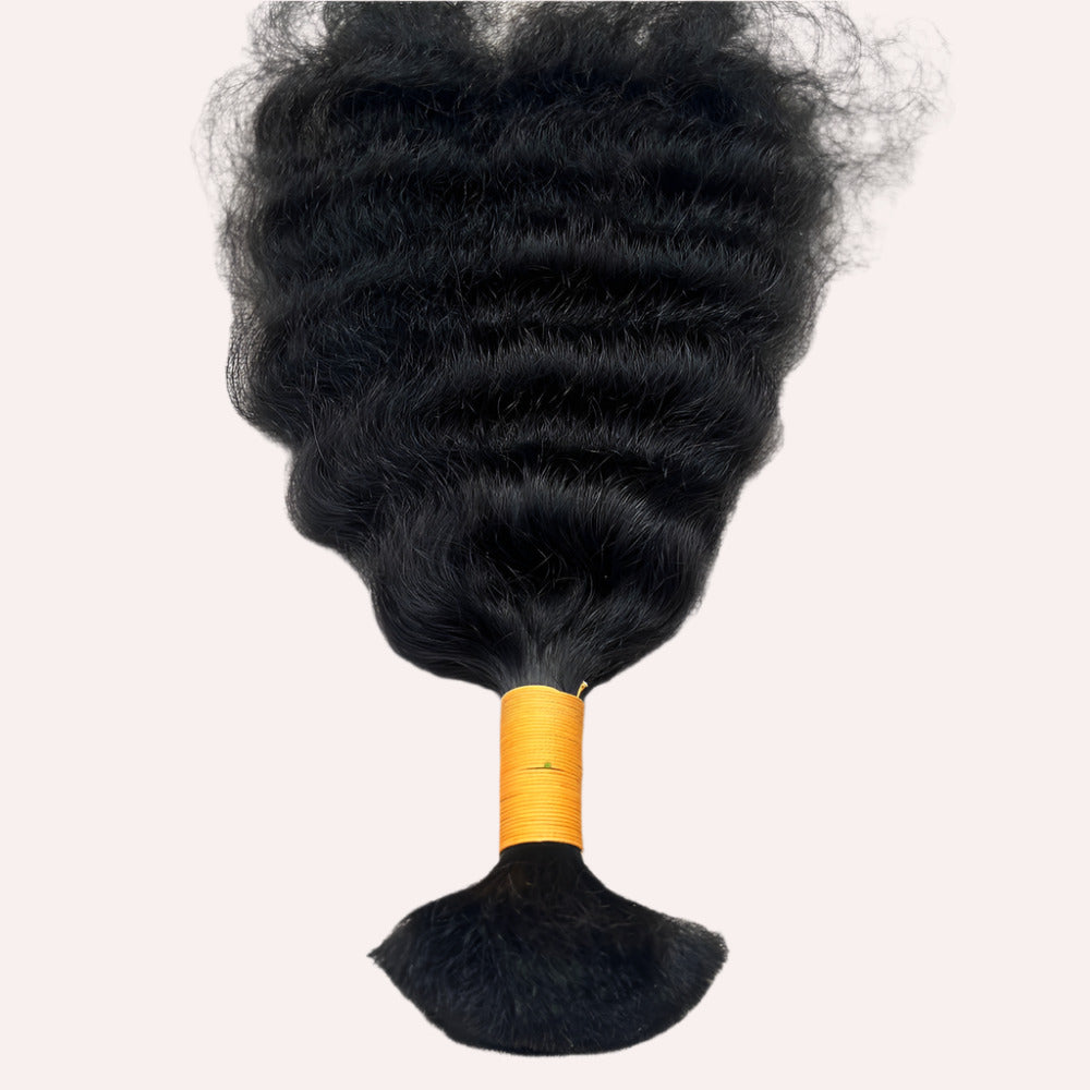 RAW NATURAL CURLY BULK HAIR BUNDLES