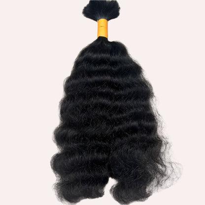 RAW NATURAL CURLY BULK HAIR BUNDLES