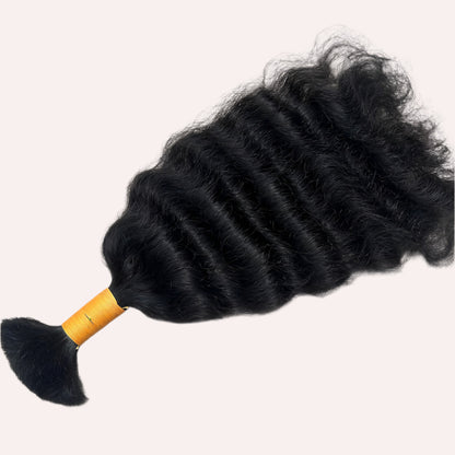 RAW NATURAL CURLY BULK HAIR BUNDLES