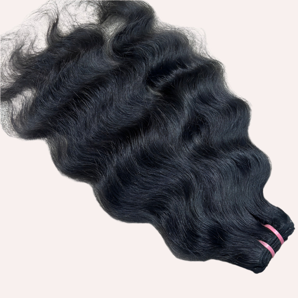 Raw Natural Deep Wavy Hair Extensions