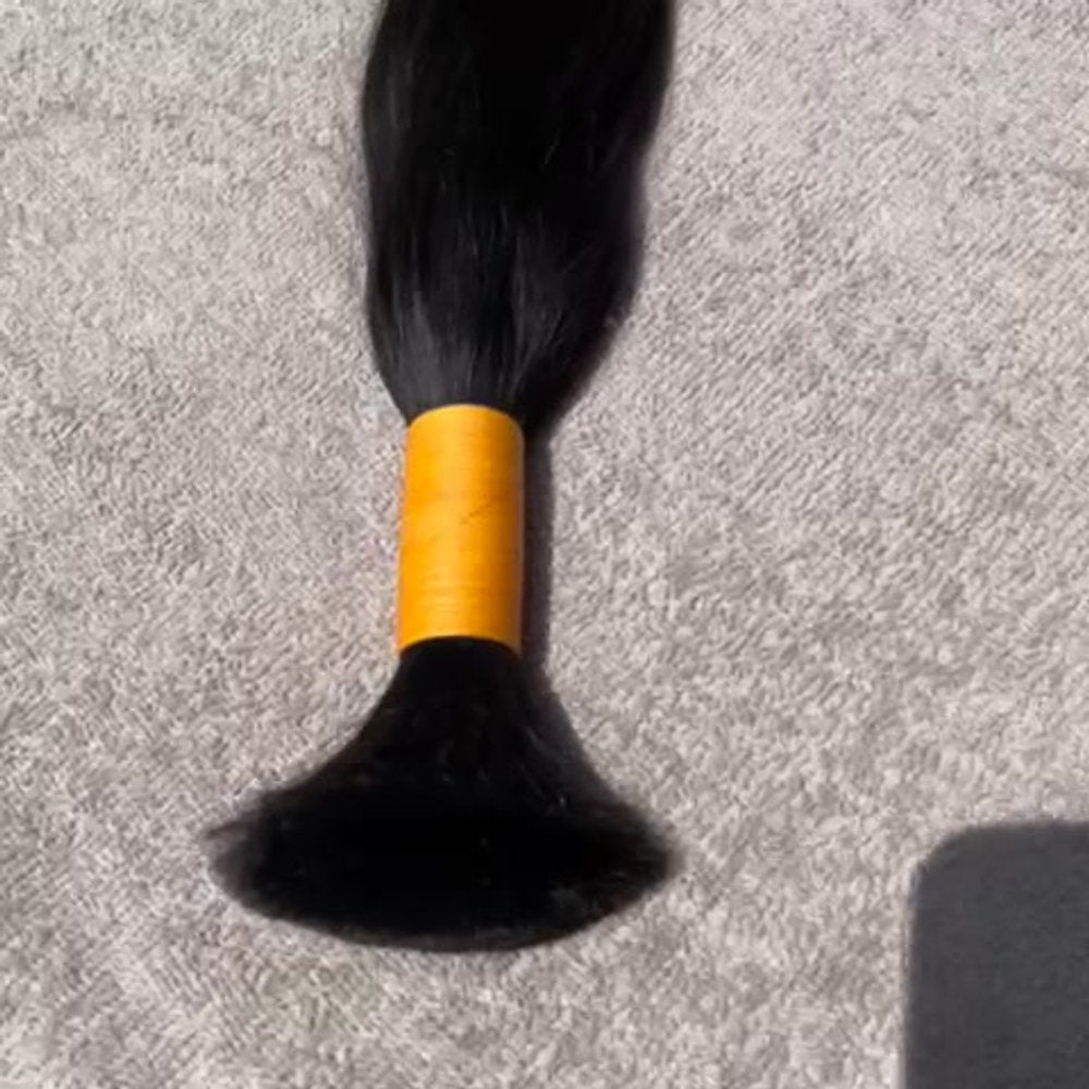 RAW NATURAL STRAIGHT BULK HAIR