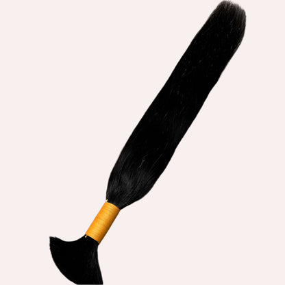 RAW NATURAL STRAIGHT BULK HAIR