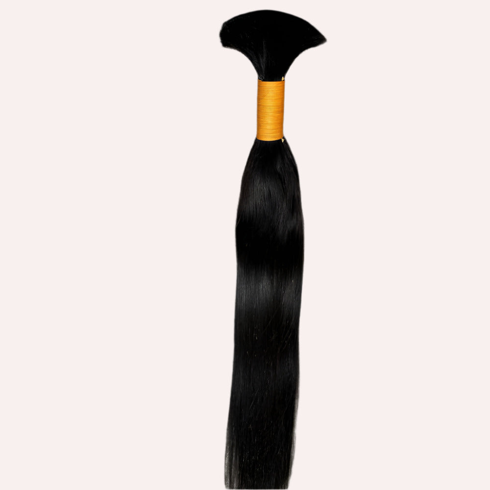 RAW NATURAL STRAIGHT BULK HAIR
