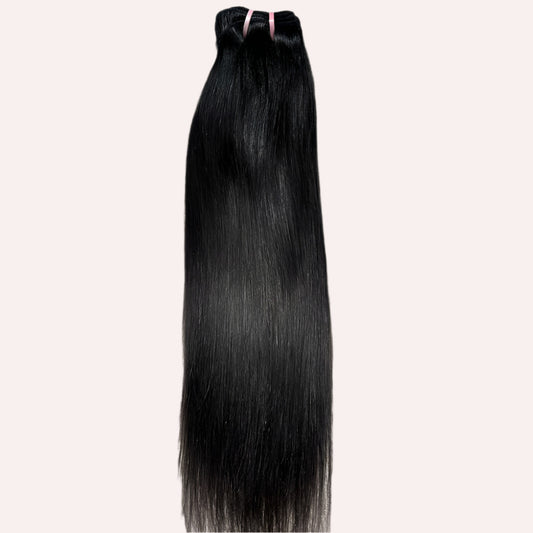 Raw Natural Straight Hair Extensions
