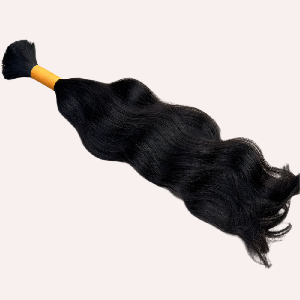 RAW NATURAL WAVY BULK HAIR