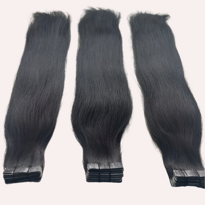 INVISIBLE TAPE NATURAL STRAIGHT HAIR EXTENSIONS