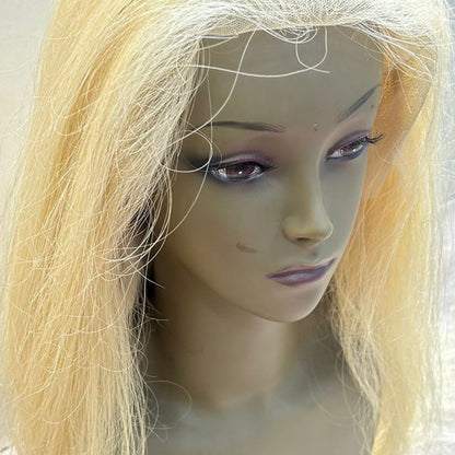 Transparent Lace Frontal Blonde Straight Wig