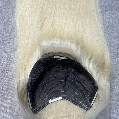 Transparent Lace Frontal Blonde Straight Wig