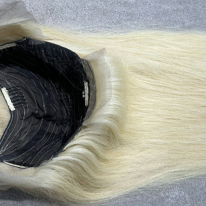 Transparent Lace Frontal Blonde Straight Wig